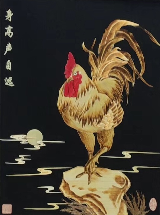 蘆俊俠的麥秸畫(huà) 匠心編織的自然之美